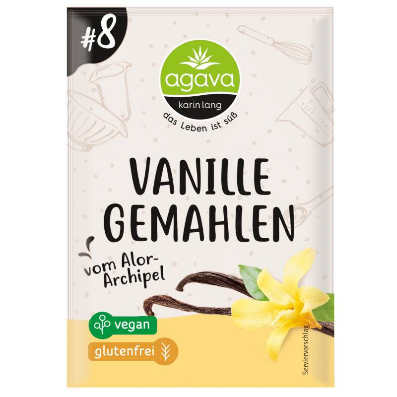 Bio Vanille, gemahlen von agava