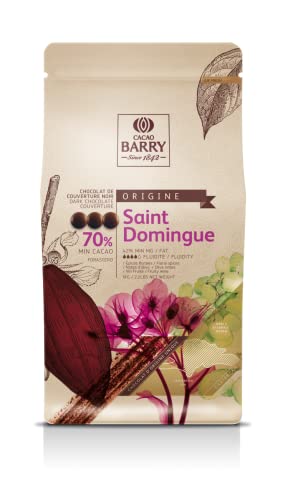 Dunkle Schokolade SAINT DOMINGUE Origine 70% Cacao Barry 1 kg, Callebaut von ak-colonia