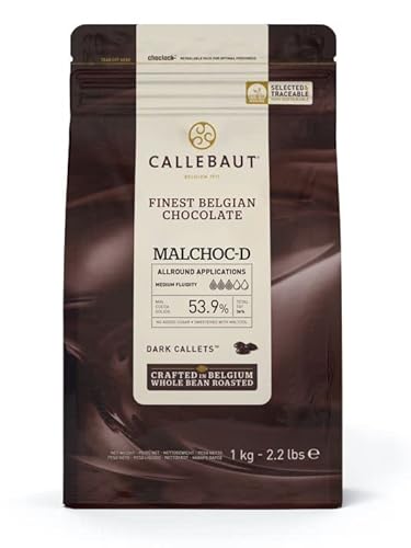 MALCHOC-D dunkle Schokolade OHNE Zucker 1 kg Callebaut, Zartbitterschokolade ohne Zuckerzusatz von ak-colonia