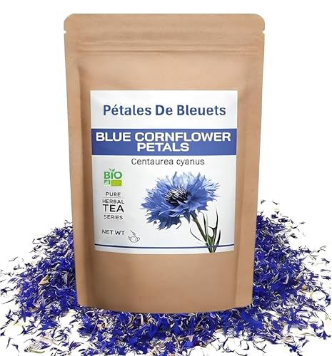 BIO Blaubeerblüten - Centaurea Cyanus Kräutertee - Essbare und dekorative Blüten von al badil