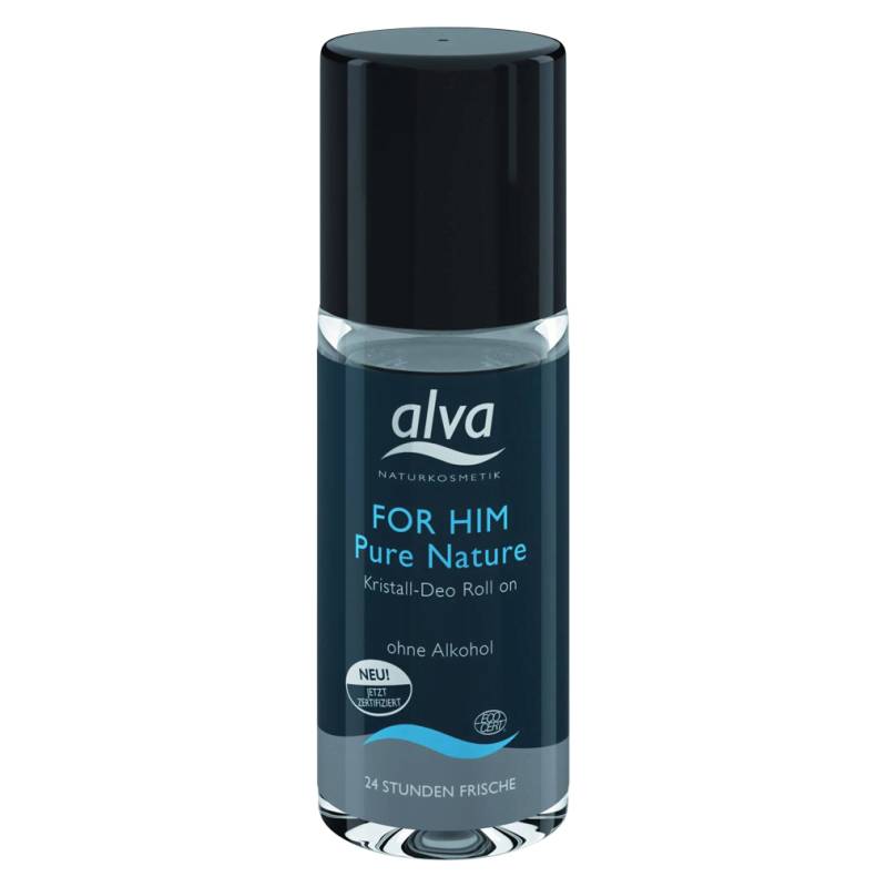 Kristall-Deo, Roll-On for Him Pure Nature von alva