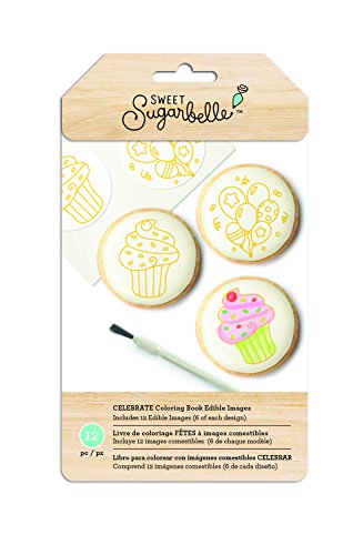 American Crafts Sweet Sugarbelle Celebrate Coloring Book Edible Images von American Crafts