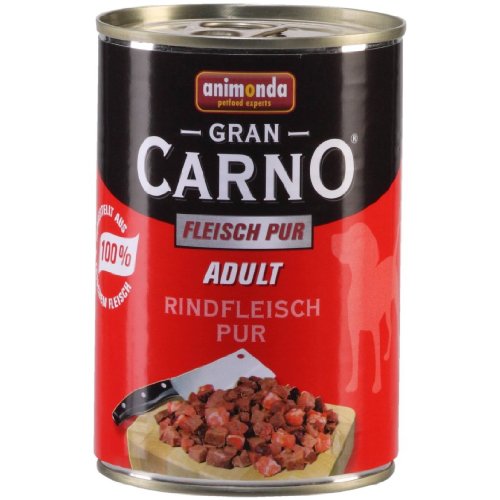 Animonda GranCarno Adult Rindfleisch pur 400g von animonda Vom Feinsten