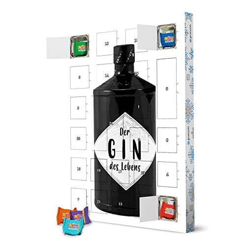 Nachhaltiger Adventskalender Der Gin des Lebens mit Tony's Chocolonely - artboxONE Adventskalender Typografie von artboxONE