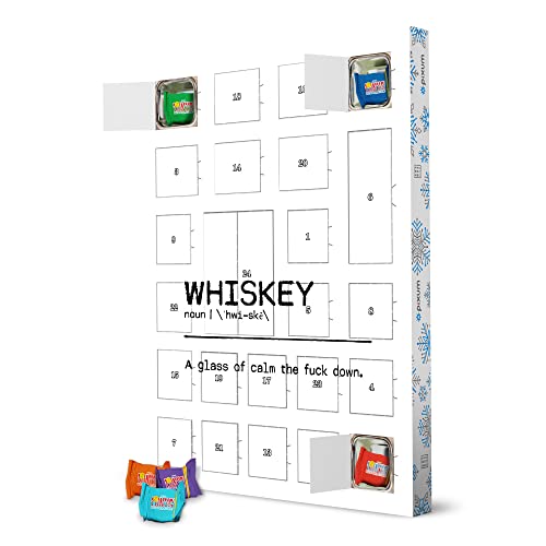 Nachhaltiger Adventskalender Whiskey Quote Uncensored mit Tony's Chocolonely - artboxONE Adventskalender Typografie von artboxONE