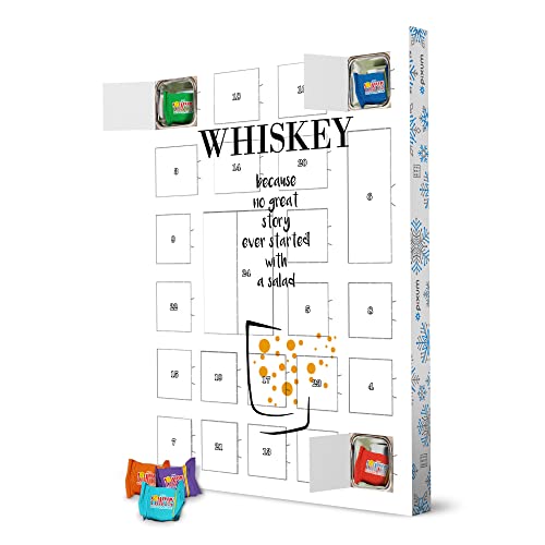 Nachhaltiger Adventskalender Whiskey mit Tony's Chocolonely - artboxONE Adventskalender Typografie von artboxONE