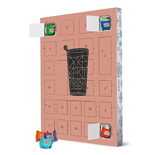 Nachhaltiger Adventskalender mit Tony's Chocolonely Art deco Tequila Sunrise artboxONE von artboxONE