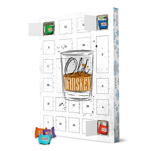 Nachhaltiger Adventskalender mit Tony's Chocolonely Old Whiskey Paper artboxONE von artboxONE