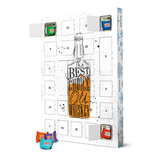 Nachhaltiger Adventskalender mit Tony's Chocolonely Whiskey best choice artboxONE von artboxONE