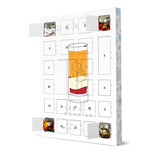 artboxONE Adventskalender XXL mit Pralinen von Ferrero Tequila Sunrise Cocktail Flat Adventskalender Essen & Trinken von artboxONE