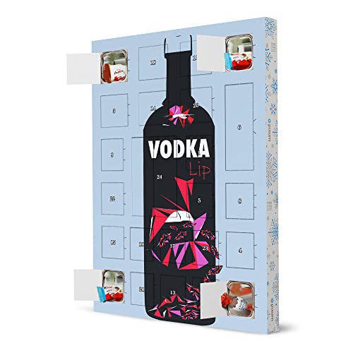 artboxONE Adventskalender XXL mit Produkten von Kinder® Vodka Lip - Blue Steel Adventskalender Essen & Trinken von artboxONE