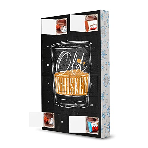 artboxONE Adventskalender mit Produkten von Kinder® Alte Whisky Farbe Adventskalender Essen & Trinken von artboxONE