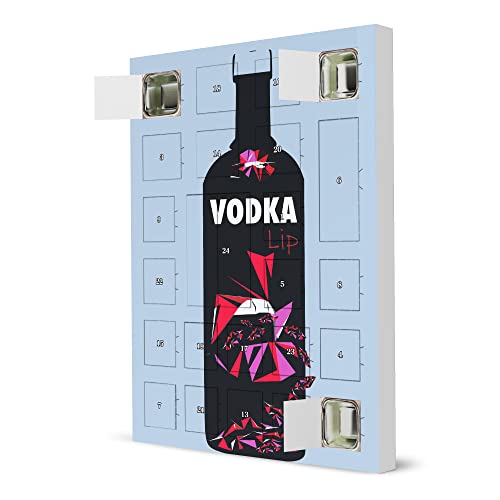 artboxONE Adventskalender zum Selbstbefüllen Vodka Lip - Blue Steel Adventskalender Essen & Trinken von artboxONE