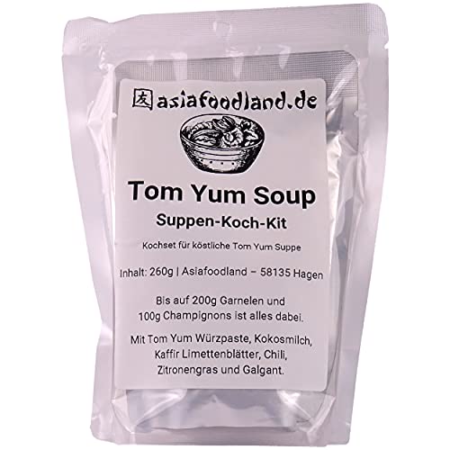 Asiafoodland - Kochset für Tom Yum Suppe, 1er Pack (1 x 260g) von asiafoodland.de