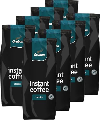 Grubon Classico gefriergetrockneter Instantkaffee 8 x 500g | löslicher Instantkaffee für Kaffeevollautomaten von automatenkaffee.de