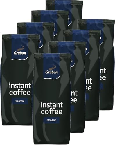 Grubon Standard gefriergetrockneter Instantkaffee Espresso 8 x 500g | löslicher Instantkaffee und Espresso für Kaffeevollautomaten von automatenkaffee.de