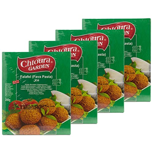 Chtoura Garden Arabische Falafelmischung - Vegane Bratlinge - Vegetarische Falafel 200 g (4 x 200 g) von baba GOURMET