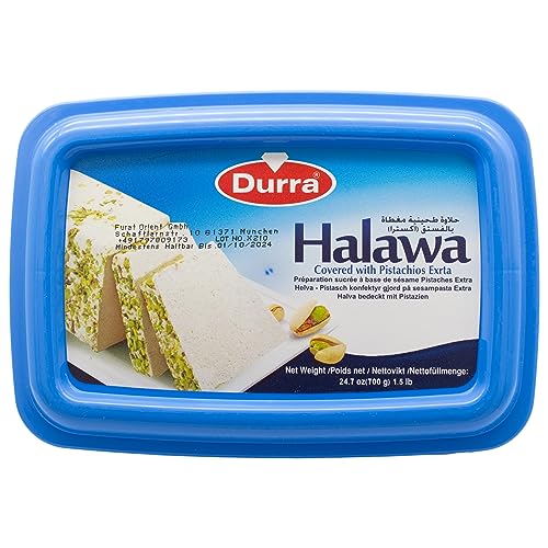 Durra - Halawe ummantelt mit extra viel Pistazien - 700 g von baba GOURMET