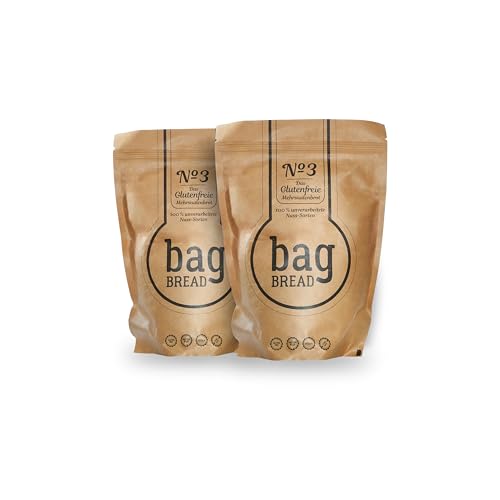 2er Pack: Brotbackmischung KornKraft No. 3 Glutenfreie Brotbackmischung von bag BREAD