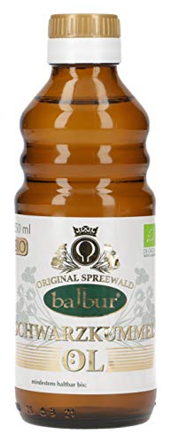 Balbur-Schwarzkümmelöl (Bio) aus dem Spreewald, erste Kaltpressung, naturbelassen, ungefiltert (250 ml) von balbur