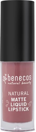 benecos Matte Liquid Lipstick rosewood romance 2 x 5 ml von benecos