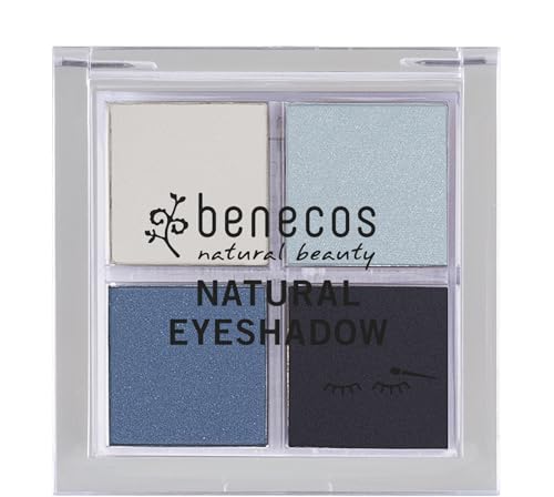 benecos Quattro Eyeshadow true blue von benecos