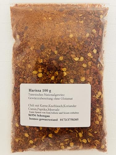 Harissa 100 g, Tunesische Gewürzzubereitung von bennos gewuerzstand