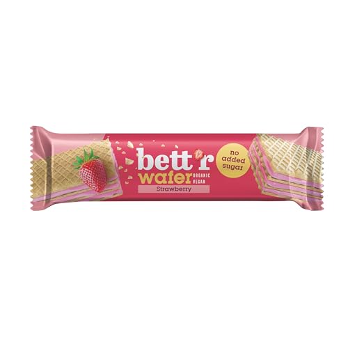 Bett'r bio waffeln ohne Zuckerzusatz (Erdbeere) von bett'r GUILT FREE