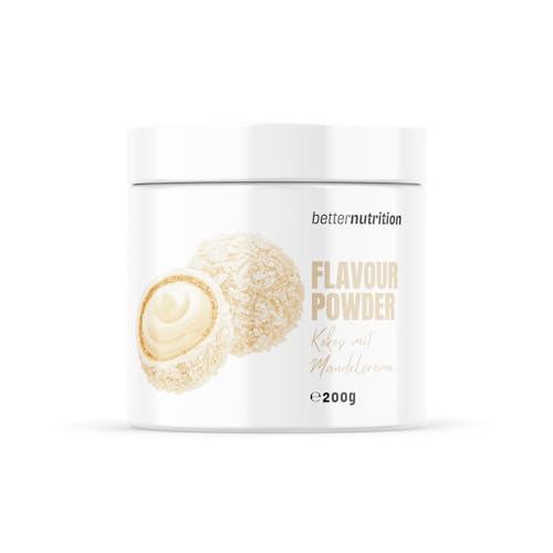 Geschmackspulver | Kokos mit Mandelcreme | kalorienreduziertes Aroma | Flavour Pulver | Premium Flavor Powder | kalorienreduziertes Aroma | Flavour Powder Zero 200g | better nutrition von betterprotein