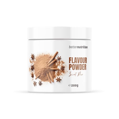 Geschmackspulver | Zimt |vegan | kalorienreduziertes Aroma | Flavour Pulver | Premium Flavor Powder | kalorienreduziertes Aroma | Flavour Powder Zero 200g | better nutrition von betterprotein