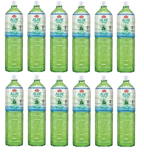 18 L Aloe Vera Drink 12x 1,5L inkl. 12x 0,25€ FlaschenPfand Aloe Vera Saft AloeVera mit Fruchtfleisch EINWEG von bick.shop