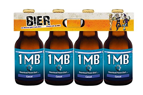 Download Bier im witzigen Bierschaum 4er Träger von bierundmehr