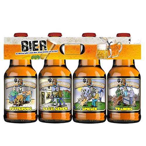 Hundefreund- 4er Bierträger von Bierundmehr