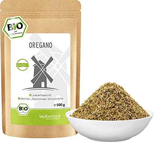 Oregano BIO gerebelt 500 g - Gewürz - Origanum vulgare 100% naturrein ohne Zusätze - aus kontrolliert biologischem Anbau von bioKontor von bioKontor