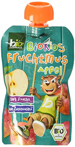 BioKids Fruchtmus Apfel, bio, 90 g von bioZentrale