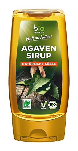 biozentrale Agavensirup | 3 x 350 g Bio Agavendicksaft | Idealer Agaven Sirup | Süßungsmittel und Ahornsirup Alternative | Agavennektar Ersatz von bioZentrale