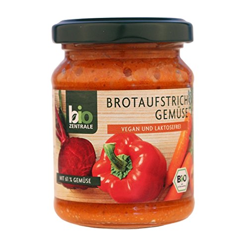 biozentrale Brotaufstrich Gemüse, 3er Pack (3x 125 g) von bioZentrale