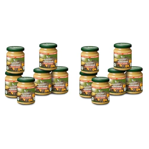 biozentrale Brotaufstrich Kürbis Ingwer | 6 x 125 g | vegan, glutenfrei & laktosefrei | frisch aromatisch, mit Trendzutat Ingwer | lecker auf Brot oder zum Verfeinern von Gerichten (Packung mit 2) von bioZentrale