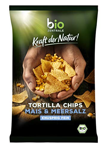 biozentrale Tortilla Chips Meersalz, bio. von bioZentrale