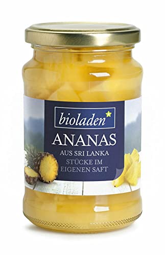 Ananasstücke im eigenen Saft 2 x 345 gr von bioladen