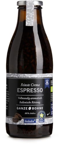 Espresso, ganze Bohne, Pfandflasche 2 x 320 gr von bioladen