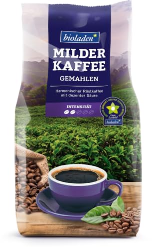 Kaffee mild, gemahlen 2 x 500 gr von bioladen