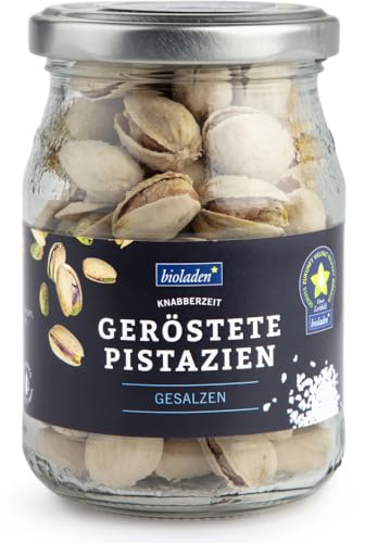 Pistazien geröstet & gesalzen im Pfandglas 2 x 130 gr von bioladen