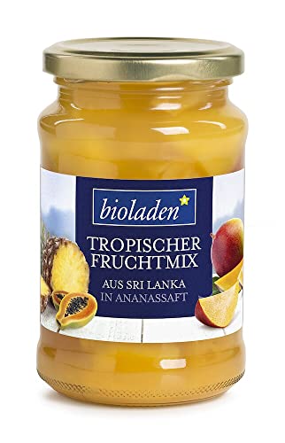 Tropischer Fruchtmix in Ananassaft von bioladen