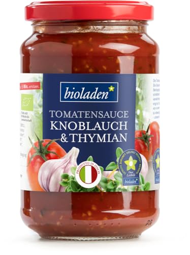 bioladen* Tomatensauce mit Knoblauch & Thymian (340 g) - Bio von bioladen*