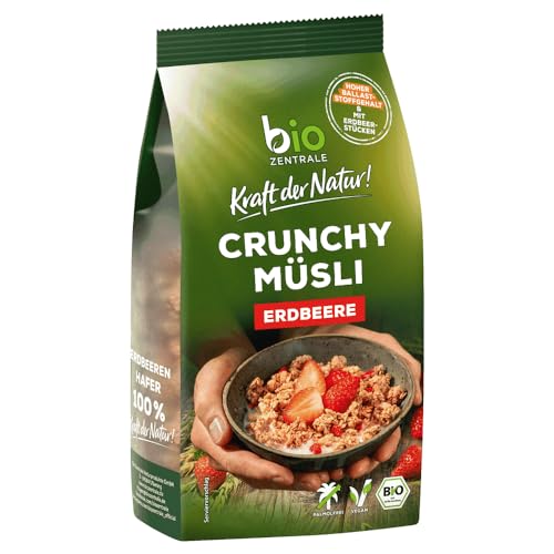 biozentrale Crunchy Müsli Erdbeere, 375 g von bioZentrale