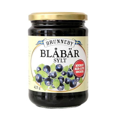 Blaubeer Konfitüre (Blåbärsylt) | 425g |mit 46% Blaubeeren | Passion für Konfitüren seit 1941 |Geschmack pur | Made in Sweden von bjornaa finest food