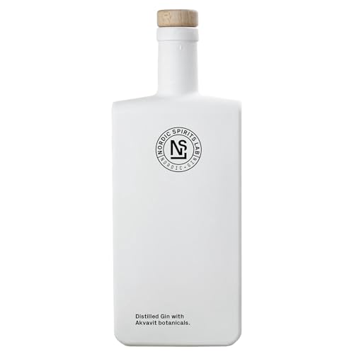 Nordic Spirits Lab Gin 500ml I Vollmundiger & fruchtiger Gin mit 10 ausgewählten Botanicals wie Wacholderbeere, Kronendill uvm.. I 41% vol. von bjornaa finest food