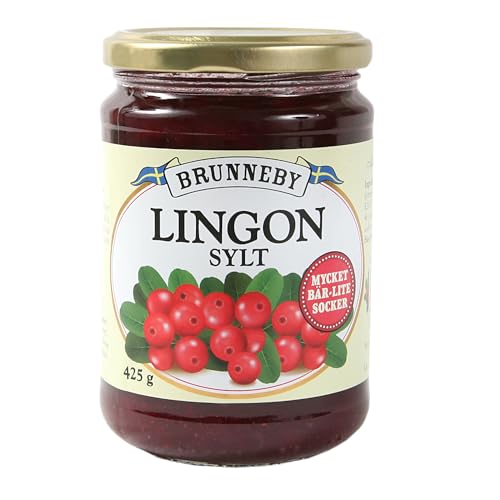 Preiselbeer Konfitüre (Lingonsylt) | 425g |mit 46% Preiselbeeren | Passion für Konfitüren |Geschmack pur | Made in Sweden von bjornaa finest food