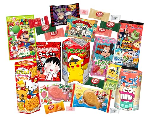 Japanische Süßigkeiten Box Snacks Candy Jelly Sweets Cracker aus Japan mit über 25 Teilen Geschenkset Probierset von boxtasy